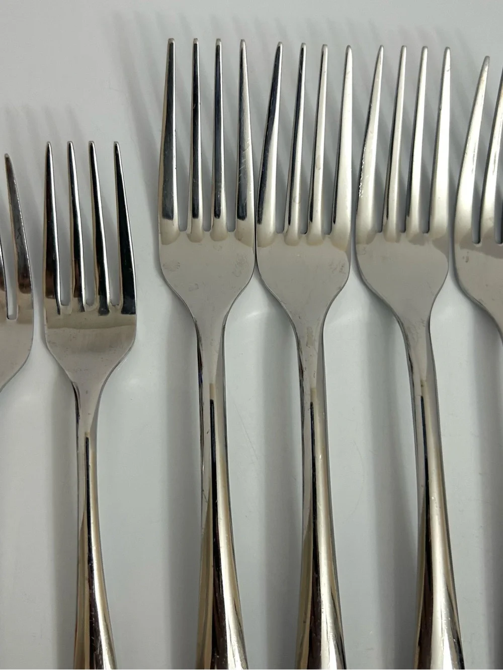 Cambridge Stainless Flatware Lot Pepino Glossy Replacement lot of 9 Spoon & Fork
